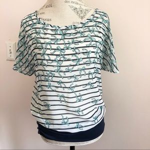 Maurices Bow Print Top